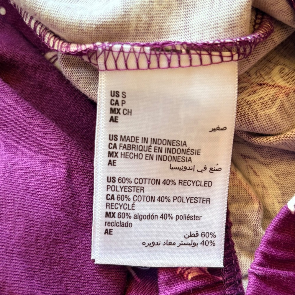 Charter Club Intimates Feathers Plum 2pc Pajama PJ Sleep Set Cozy Small NEW NWT - Picture 8 of 8
